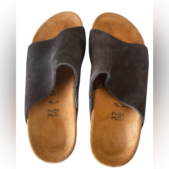 Papillio by Birkenstock Namica Wedge Slide Sandal Black Women's Size 6M - Picture 4 of 6